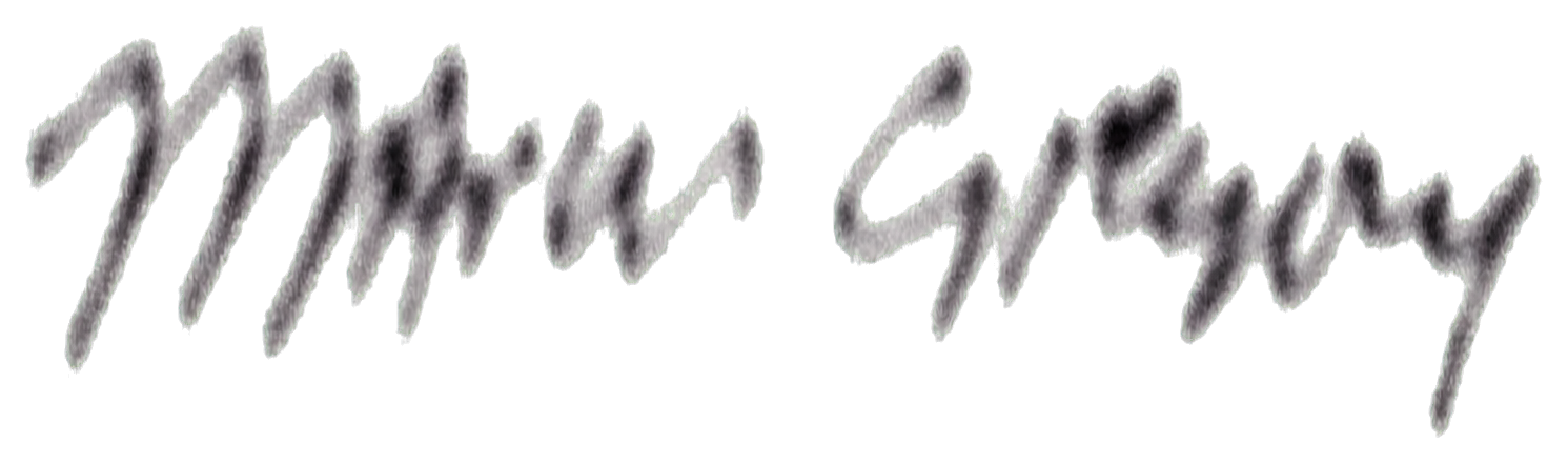 Marcus U Gregory signature
